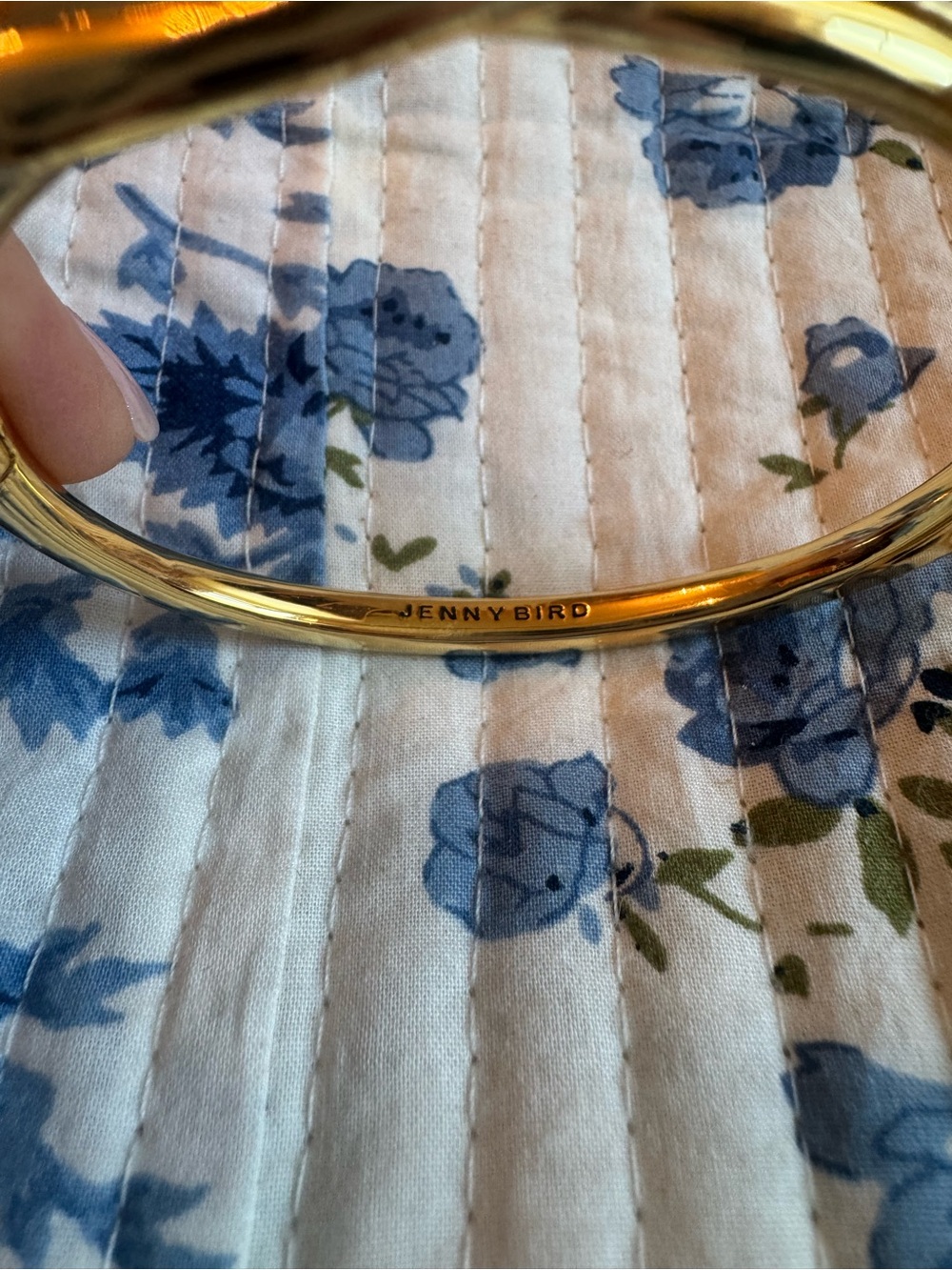 Jenny Bird Gold Twisted Bangle - Picture 3 of 9